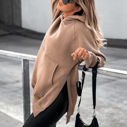 Sudadera Mujer Capucha Cuello Alto - Vestiria