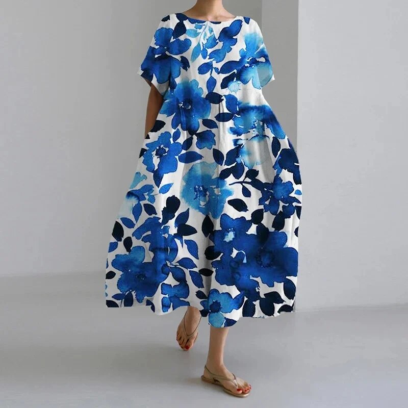 Vestido Florado Estilo Boho - Vestiria