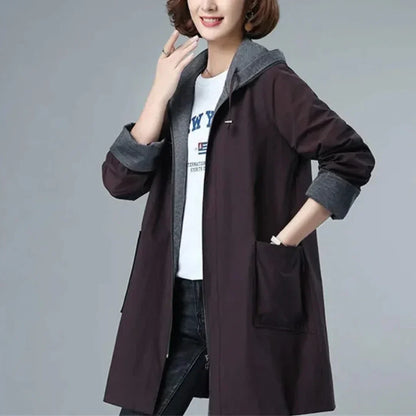 Chaqueta Invierno Mujer Abrigo Largo Impermeable