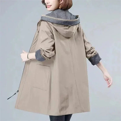 Chaqueta Invierno Mujer Abrigo Largo Impermeable