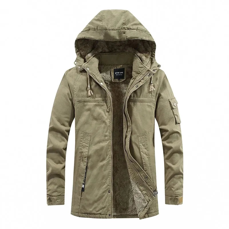 Chaqueta polar hombre abrigada y resistente