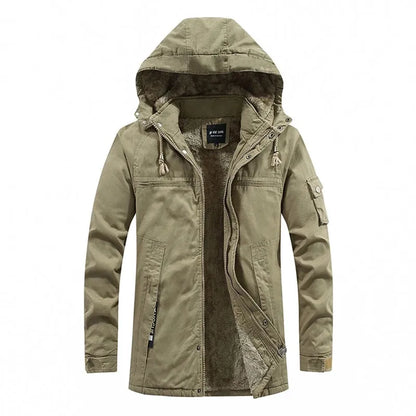 Chaqueta polar hombre abrigada y resistente