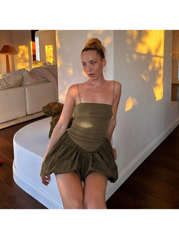 Vestido Corto Elegante Mujer Verano