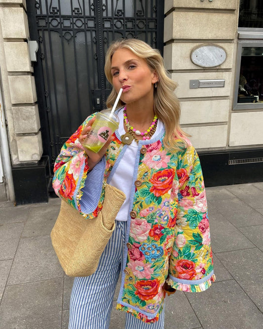 Chaquetón Mujer Floral Aislante - Vestiria