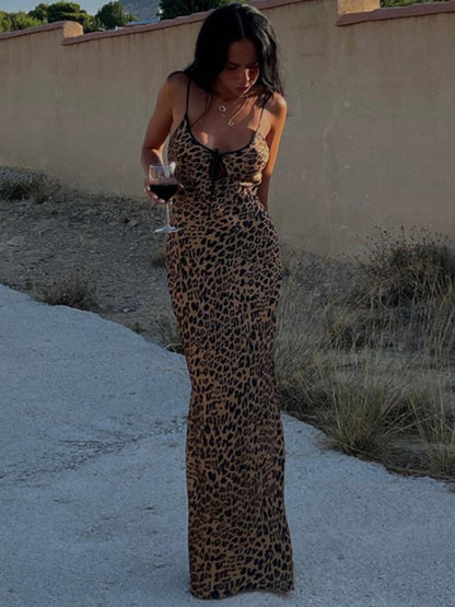 Vestido Leopardo Mujer Elegante - Vestiria