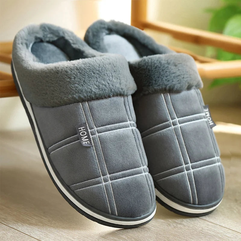 Zapatillas hogar cálidas hombre cómodas