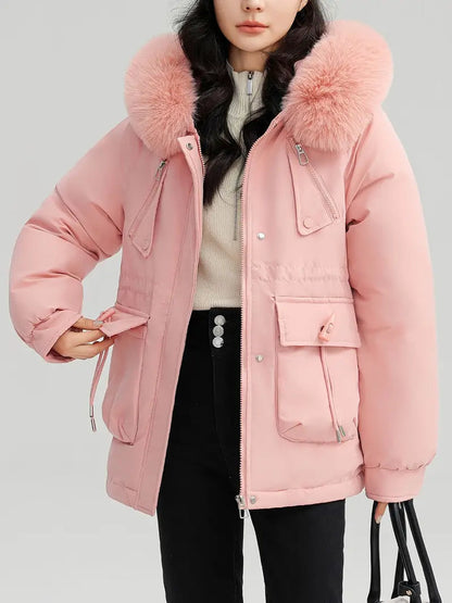 Chaqueta Invierno Mujer Piel Ajustable - Vestiria