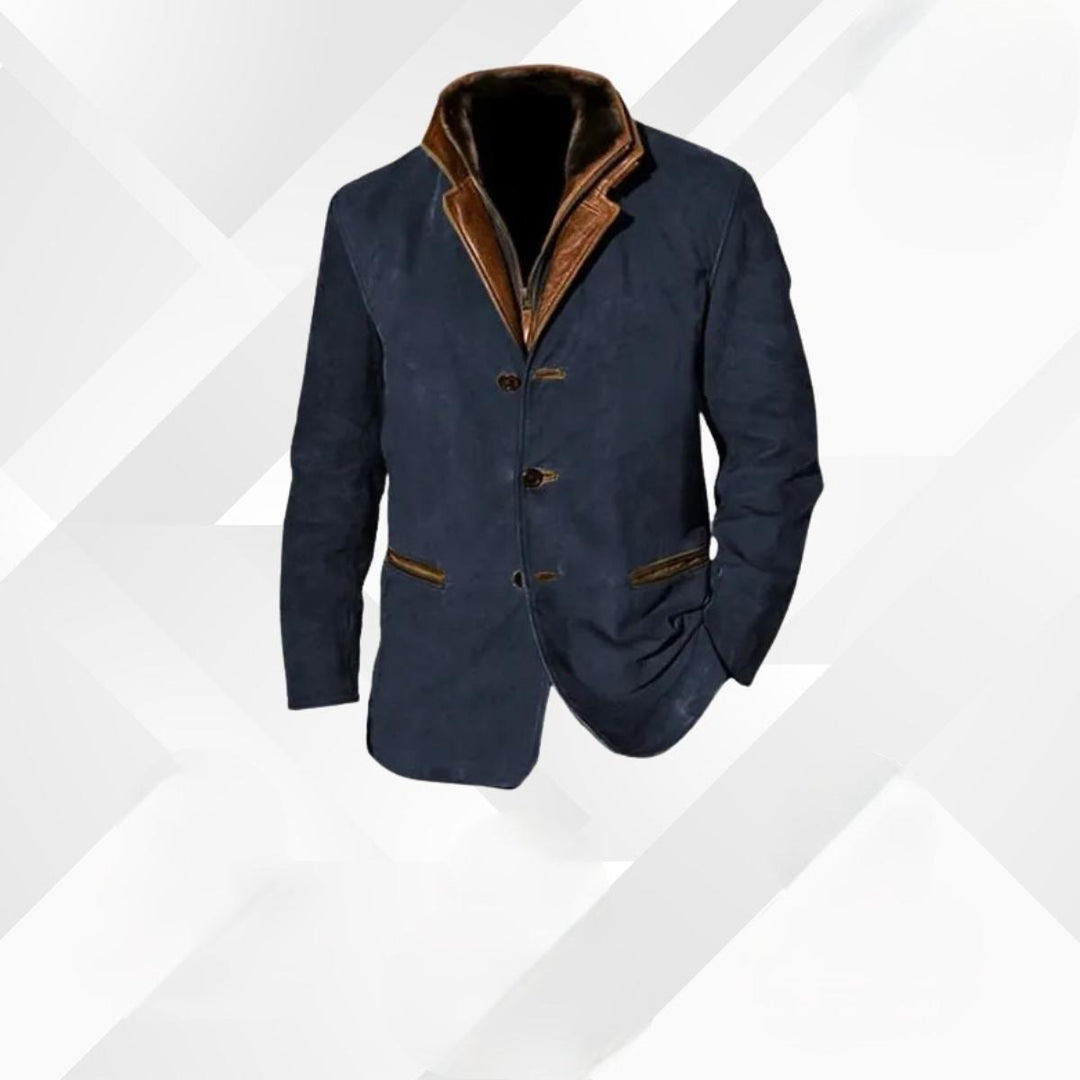 Chaqueta Hombre Invierno Aislada Cálida