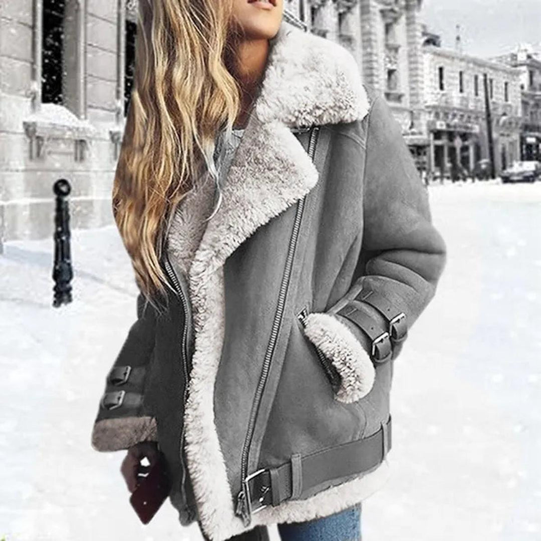 Chaqueta Invierno Mujer Abultada Cremallera