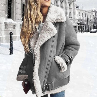 Chaqueta Invierno Mujer Abultada Cremallera