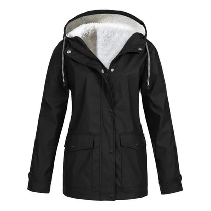 Chaquetón Mujer Impermeable Cálido Media Longitud