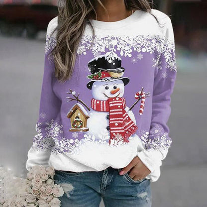 Sudadera Festiva de Invierno para Mujer