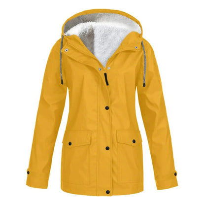 Chaquetón Mujer Impermeable Cálido Media Longitud