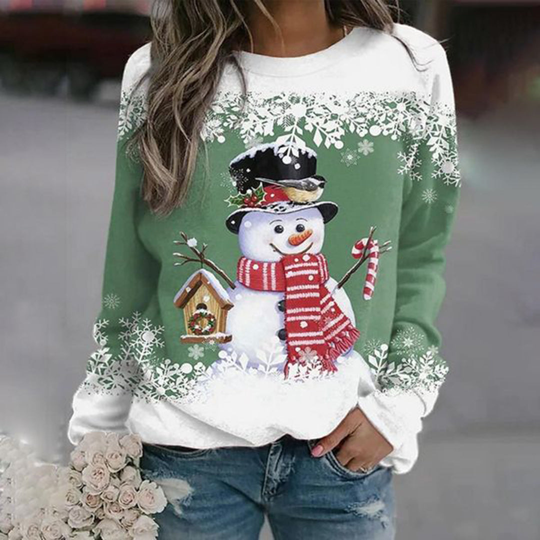 Sudadera Festiva de Invierno para Mujer - Vestiria