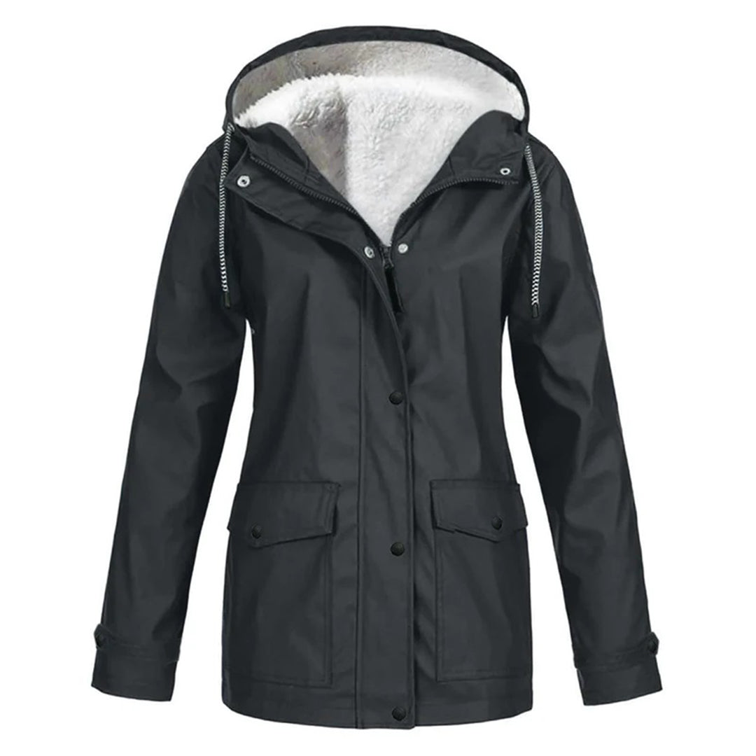 Chaquetón Mujer Impermeable Cálido Media Longitud