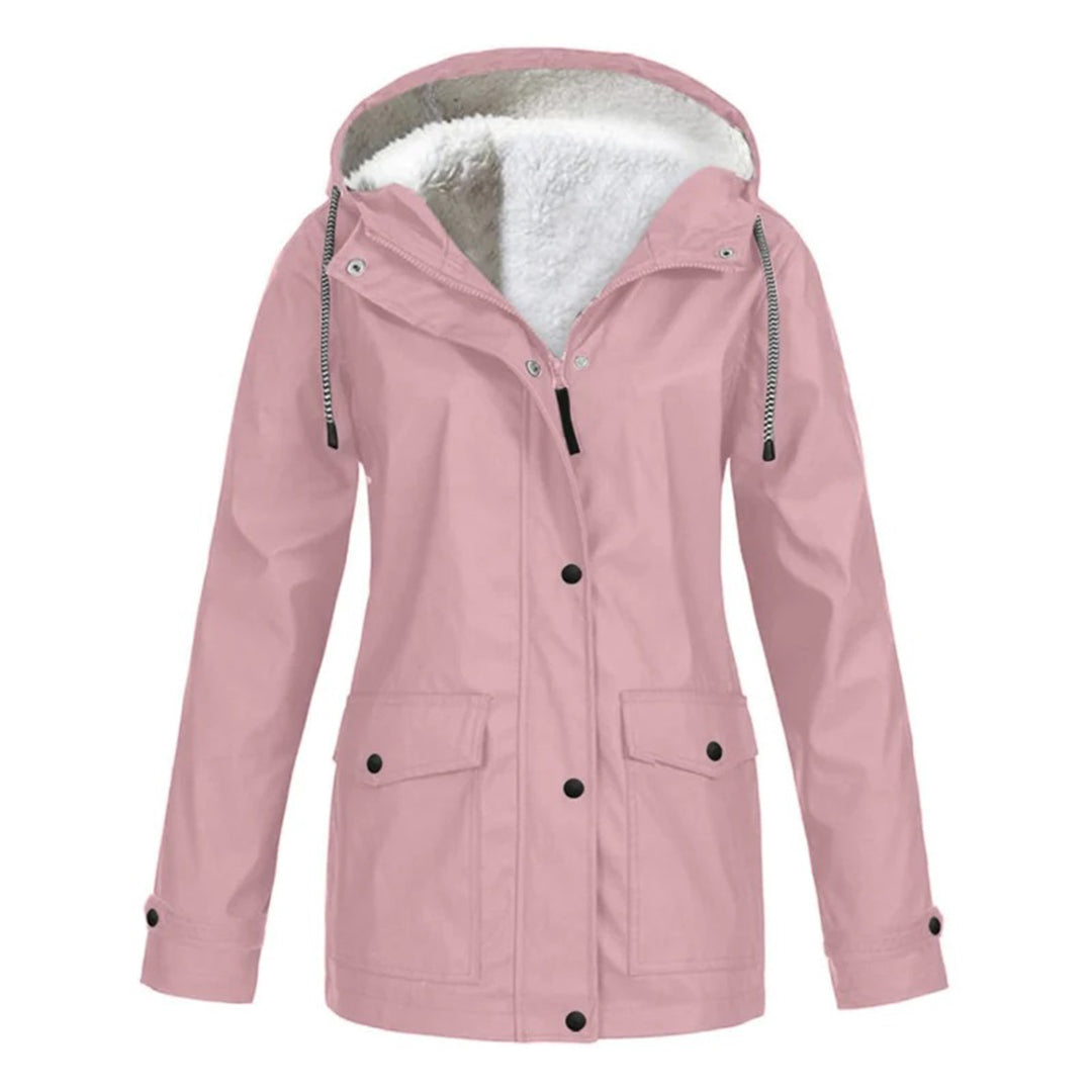 Chaquetón Mujer Impermeable Cálido Media Longitud
