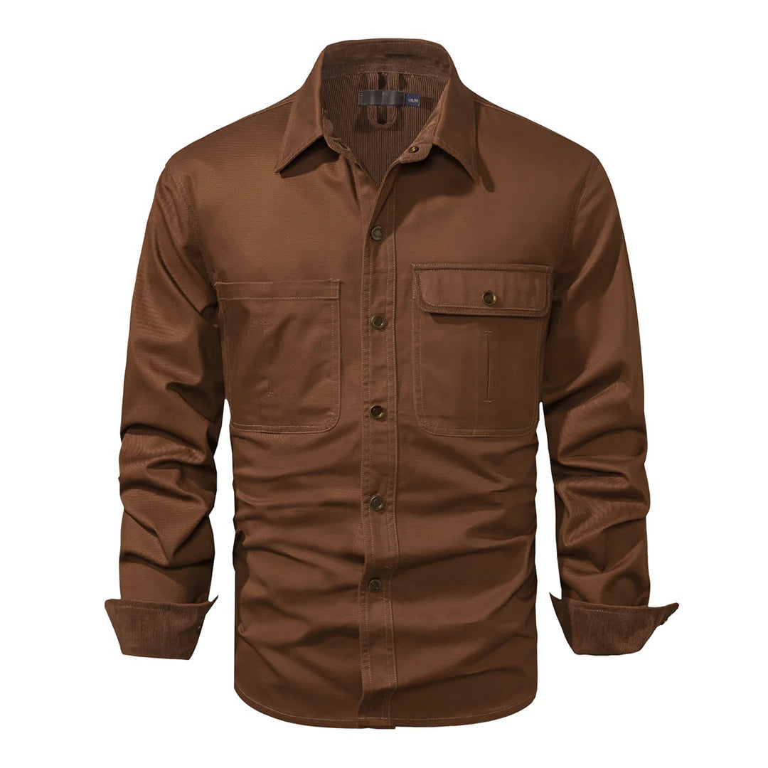Polo Hombre Manga Larga Elegante