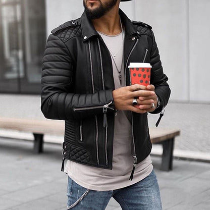 Chaqueta Moto Invierno con Bolsillos Impermeables - Vestiria