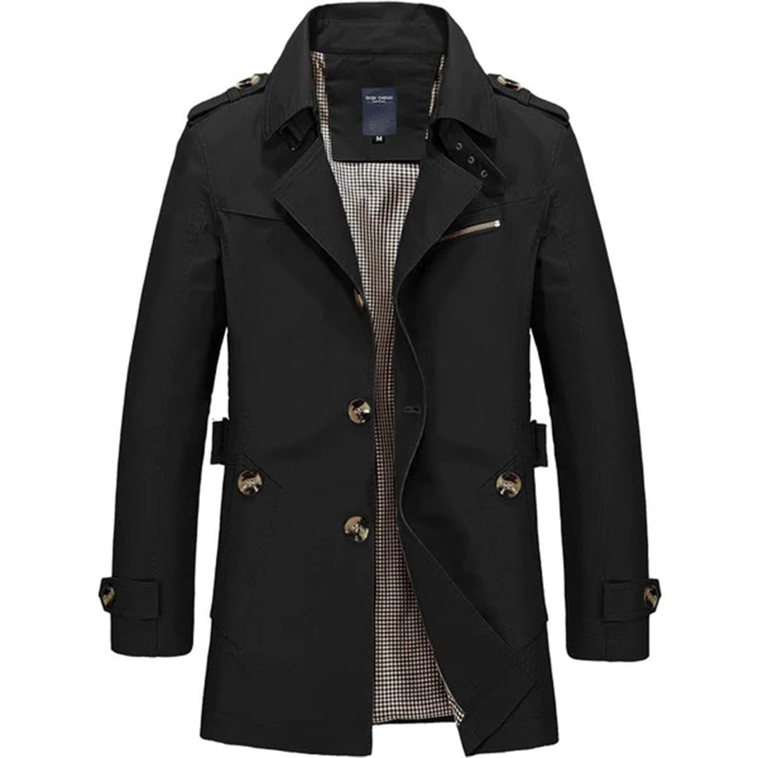 Abrigo Hombre Elegante Invierno