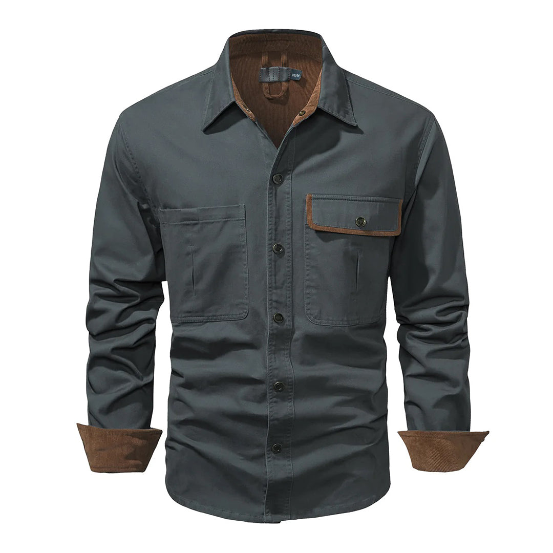 Polo Hombre Manga Larga Elegante