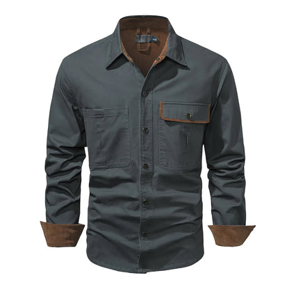 Polo Hombre Manga Larga Elegante