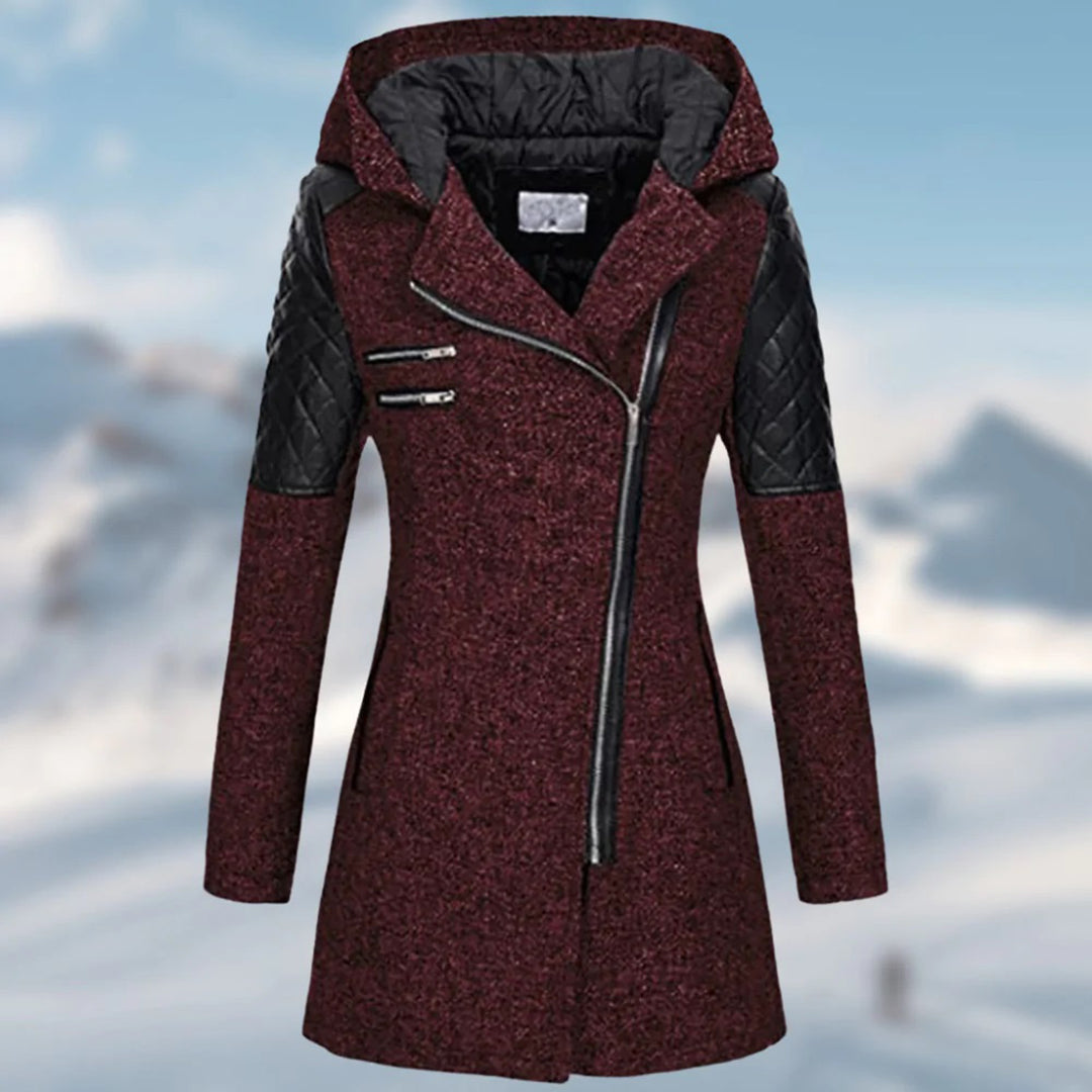 Abrigo Mujer Invierno Abarcable Cálido