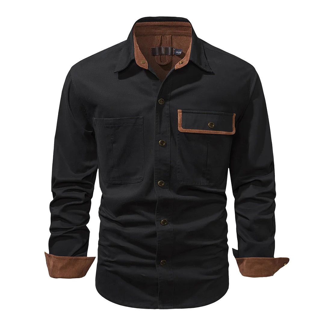 Polo Hombre Manga Larga Elegante - Vestiria