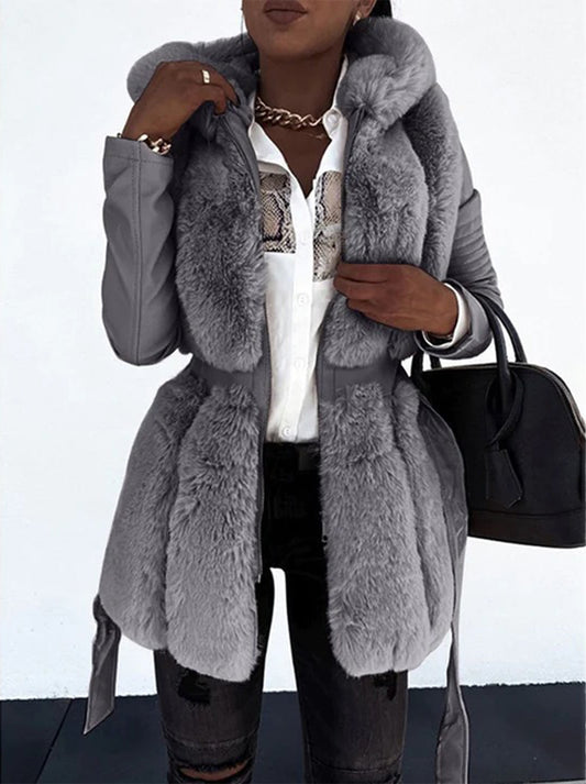 Chaquetón Invierno Mujer Corte Largo Elegante - Vestiria