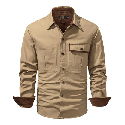 Polo Hombre Manga Larga Elegante