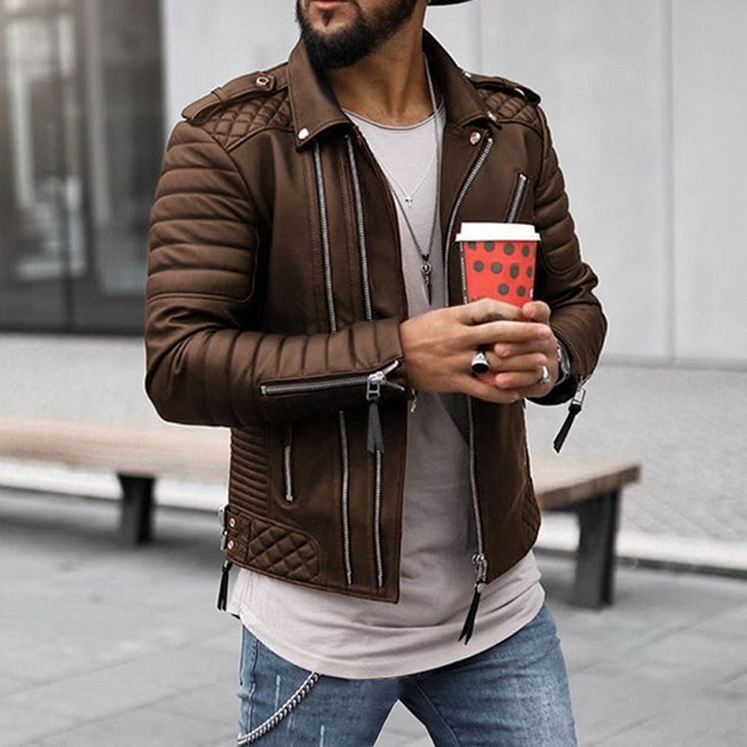 Chaqueta Moto Invierno con Bolsillos Impermeables