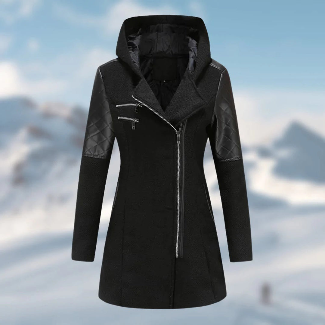 Abrigo Mujer Invierno Abarcable Cálido