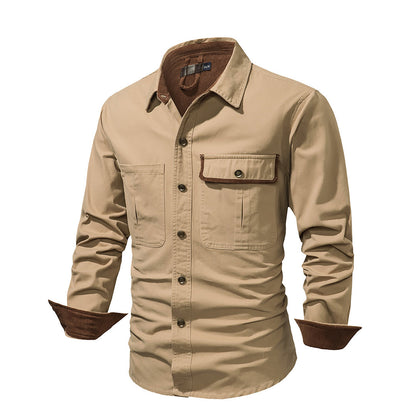 Camisa Hombre Manga Larga Estilo Clásico