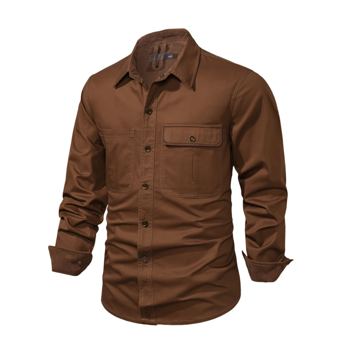 Camisa Hombre Manga Larga Estilo Clásico