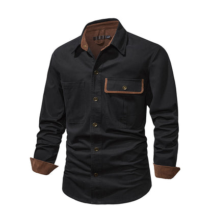 Camisa Hombre Manga Larga Estilo Clásico