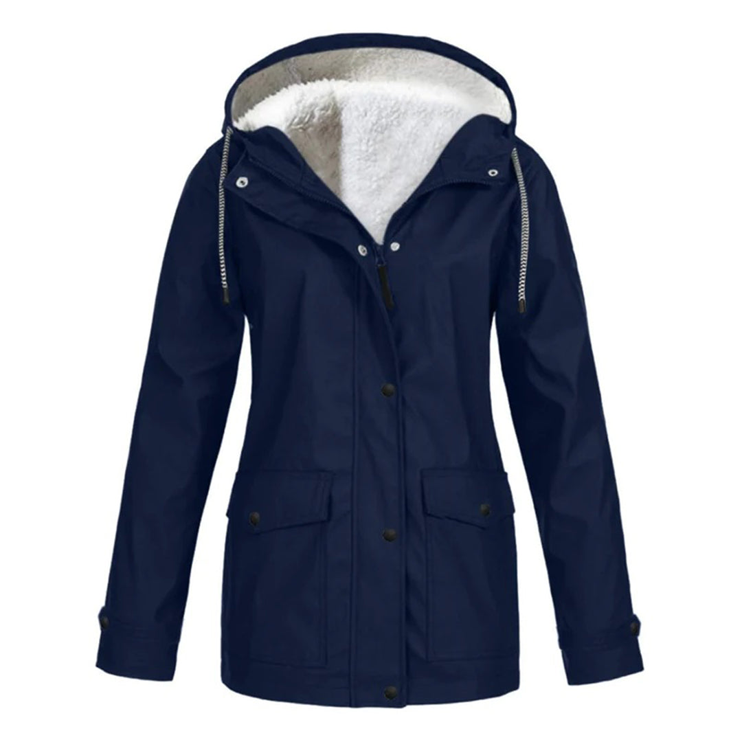Chaquetón Mujer Impermeable Cálido Media Longitud