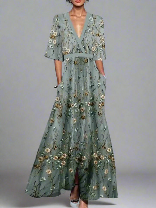 Vestido Mujer Verano Floral Elegante - Vestiria