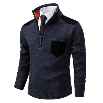 Jersey Cachemir Suave con Cremallera