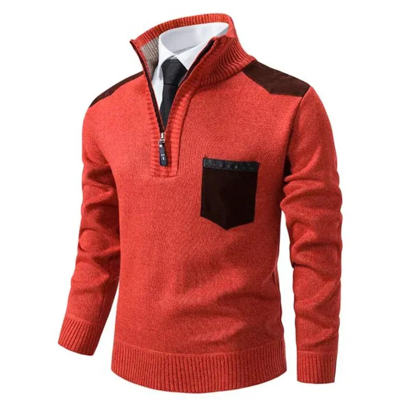 Jersey Cachemir Suave con Cremallera