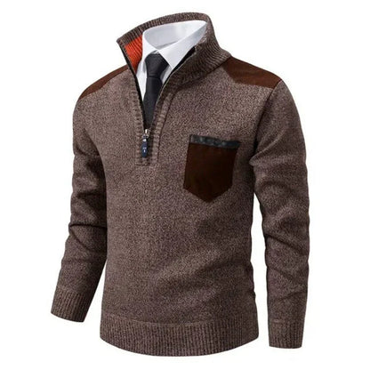 Jersey Cachemir Suave con Cremallera