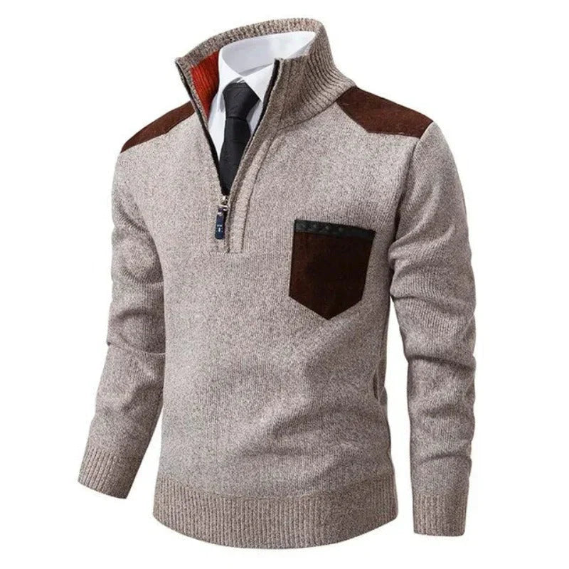 Jersey Cachemir Suave con Cremallera - Vestiria