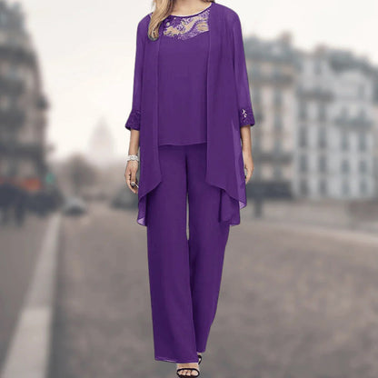 Conjunto de tres piezas Chic y Elegante