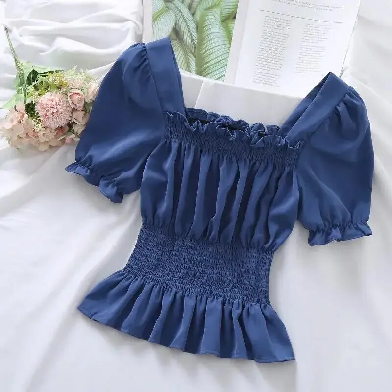 Blusa Ligera de Gasalina Femenina - Vestiria