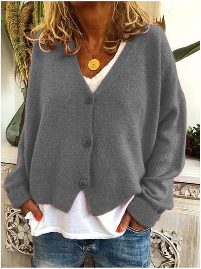 Cárdigan Mujer Elegante Abrigo