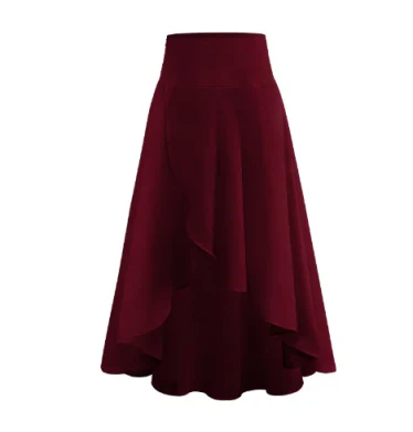 Falda Larga Mujer Elegante Vestir