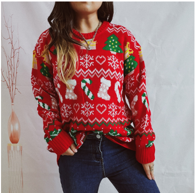 Chaquetón Navideño Abuelita Cálido Mujer - Vestiria