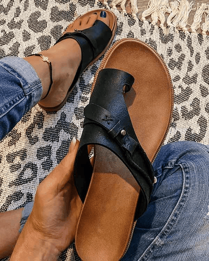 Chanclas cómodas mujer con tira regulable