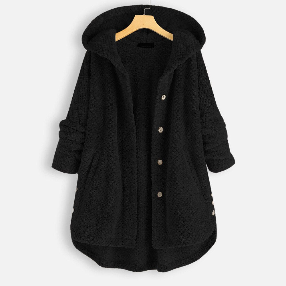 Chaqueta Mujer Grande con Capucha Deportiva