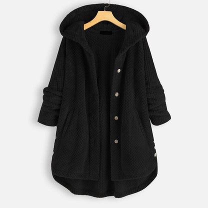 Chaqueta Mujer Grande con Capucha Deportiva