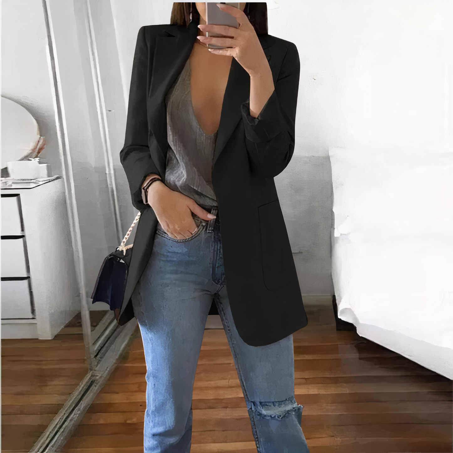 Chaqueta Mujer Elegante Moderna