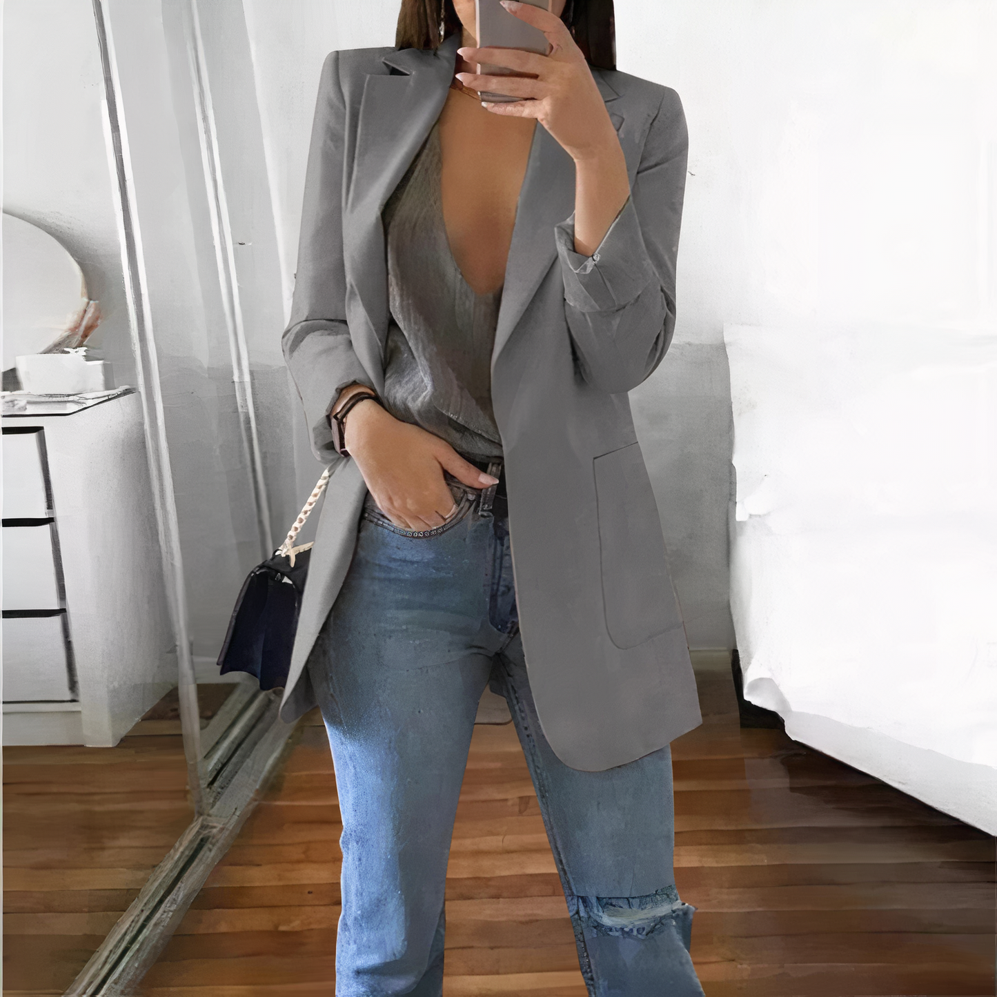 Chaqueta Mujer Elegante Moderna